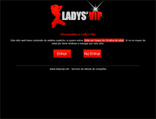 Tablet Screenshot of ladysvip.net